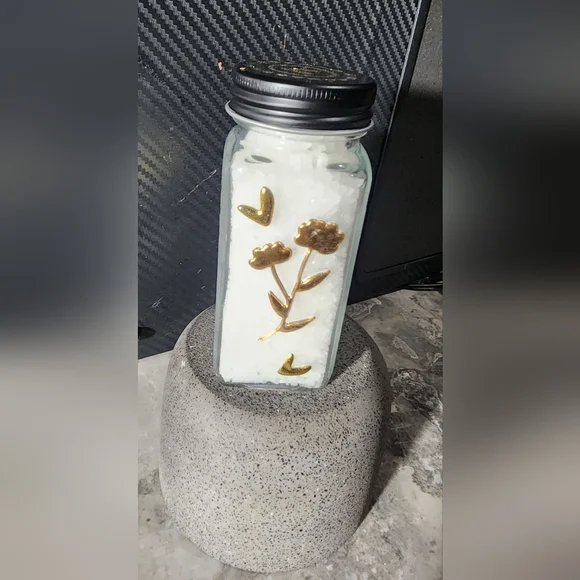 Handmade/designed Bath Salt Decorative Jars--Made To Order. 100% Custom - Picture 2 of 4